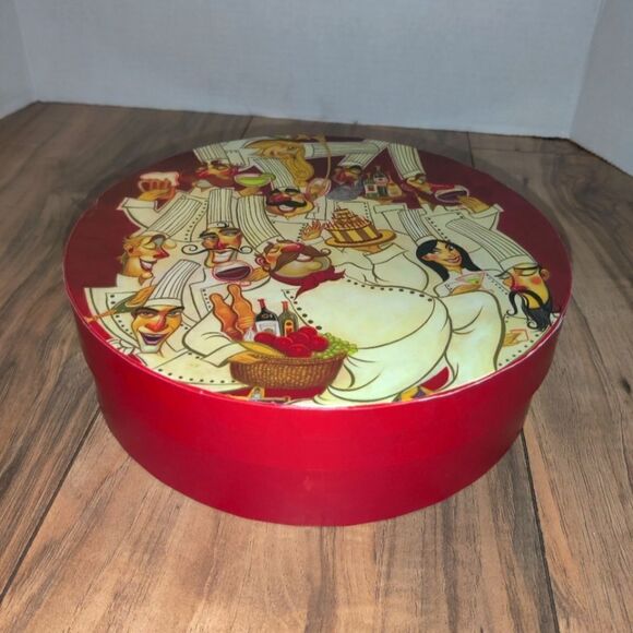 Epcot International Disney Set Of 4 Food & Wine Festival 8" Chef Plates NIB 2010 - Picture 9 of 9